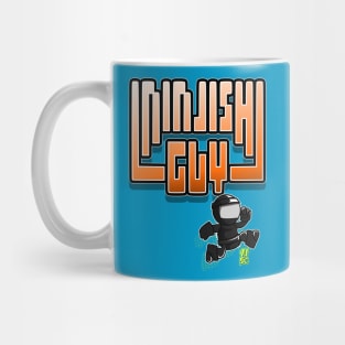 Ninjish Guy in Low Res World Mug